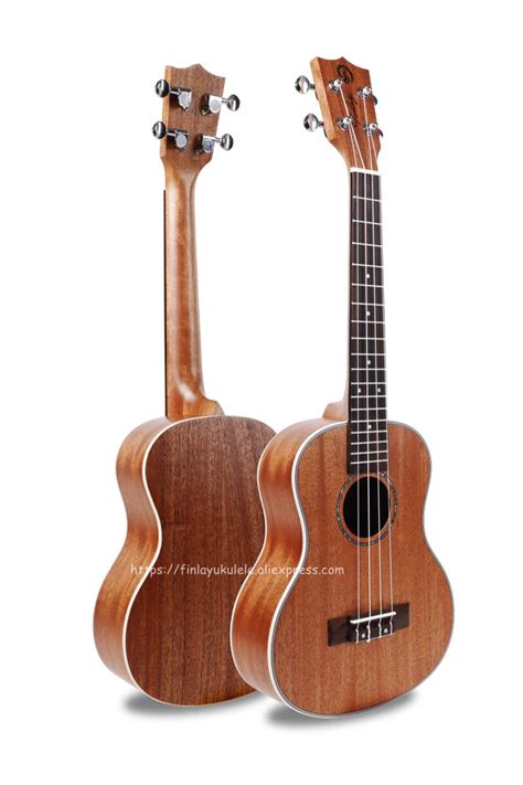 Finlay 27" Acoustic Tenor Ukulele Instrument With Full Mahogany Top ...