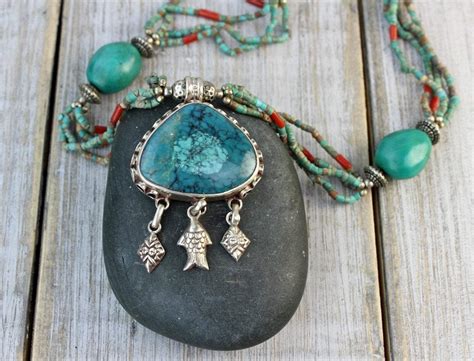 Turquoise Stone Necklace - DharmaShop