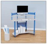 Best Buy: Calico Designs Study Corner Computer Desk Blue/Gray 55120