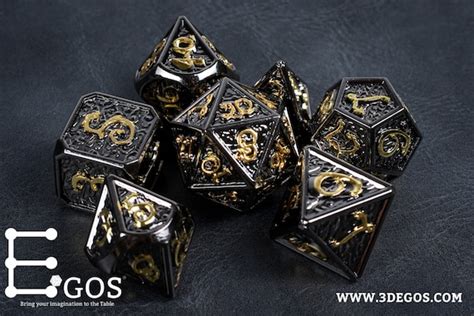 Dungeons and Dragons Dice Metal dnd Dice New dice with gift box Role Playing dice｜tabletop games ...