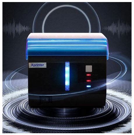 80mm Thermal Receipt Kitchen Printer Bluetooth, Wifi, USB+LAN with LED Light and Sound Alarm ...