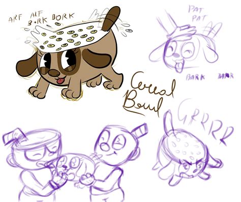 Cereal Bowl (Cuphead OC) by d0lcez0mbie on DeviantArt