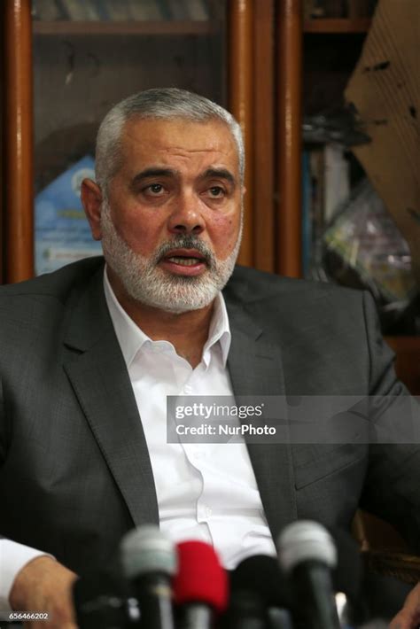 Senior Hamas leader Ismail Haniya, and leader of Hamas in the Gaza ...