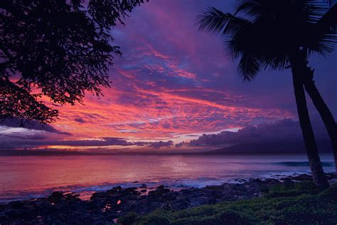 Napili Point Maui Sunset Photograph by Brent Schlea | Fine Art America