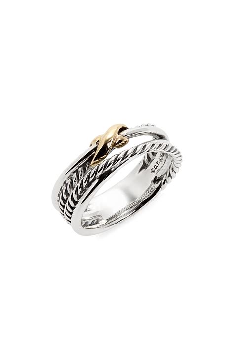 David Yurman X Crossover Ring - Lyst