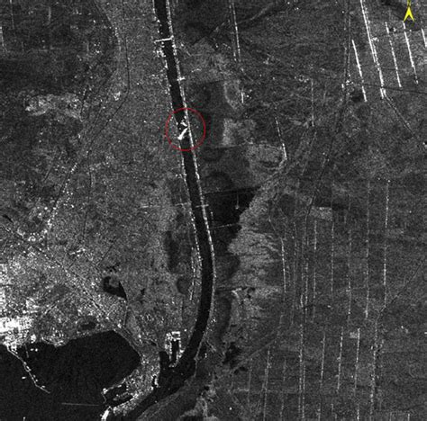 Sentinel-1 SAR Images Show Buildup of Marine Traffic at Suez Canal - NV5 Geospatial