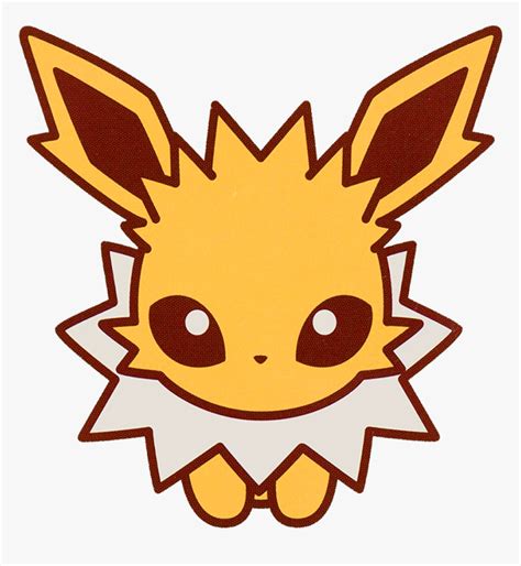 Chibi Jolteon - Chibi Pokemon Jolteon Sticker, HD Png Download ...