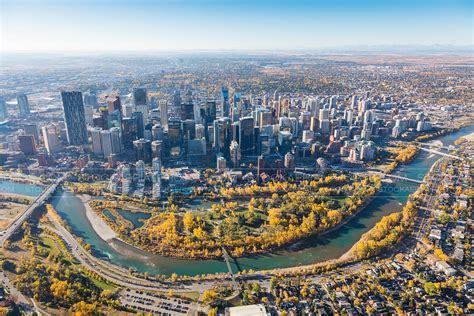 Aerial Photo | Downtown Calgary, Fall 2017