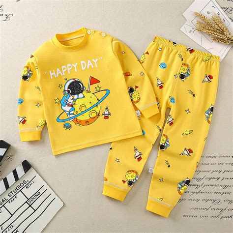 Bjutir Cute Boys Christmas Pajamas Kids Baby Pjâ S Girls Long Sleeve Cartoon Tops Pants ...