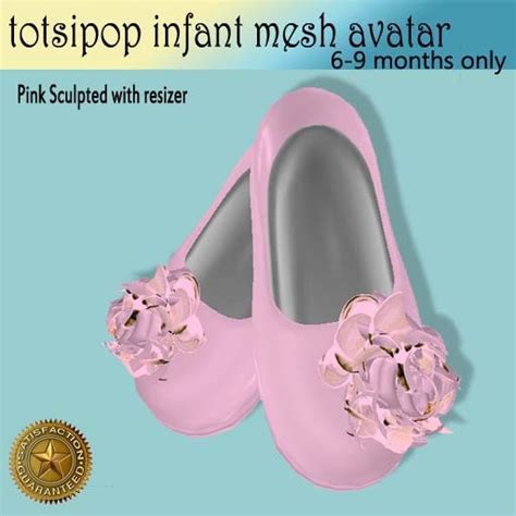 Second Life Marketplace - Infant Ballerina shoes w/ resizer