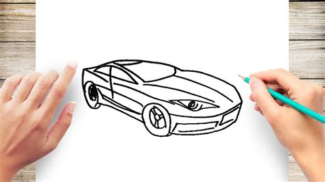 How to Draw a Cool Car Step by Step for Kids Easy - YouTube