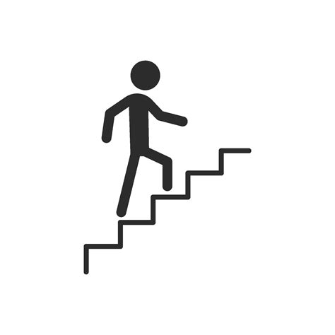 Walking Up Stairs Vector Art, Icons, and Graphics for Free Download