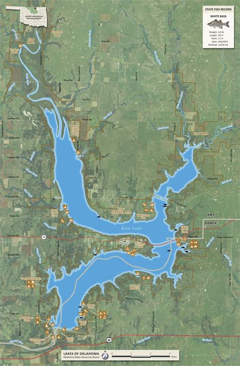 Map Of All Lakes In Oklahoma