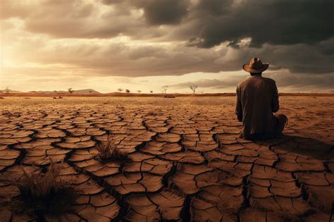 Sad Farmer Drought Free Stock Photo | picjumbo