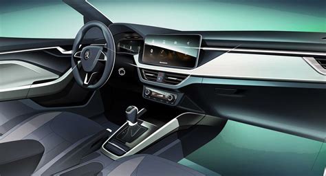 Take A Sneak Peek Inside The Upcoming Skoda Scala’s Cabin | Carscoops