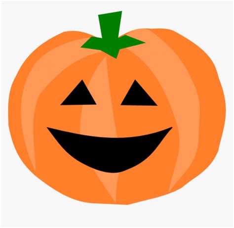 Cute Pumpkin Clip Art Free Clipart Images - Pumpkin With Face Clipart, HD Png Download - kindpng