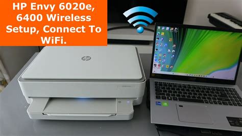 HP Envy 6020e, 6400 Wireless Setup, Connect To WIFI. - YouTube