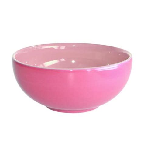 Pink hand-painted bowl 16 cm