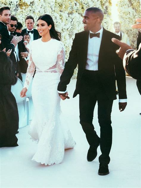 Kim Kardashian and Kanye West wedding official photos: see Kim's gown right here! - LaiaMagazine