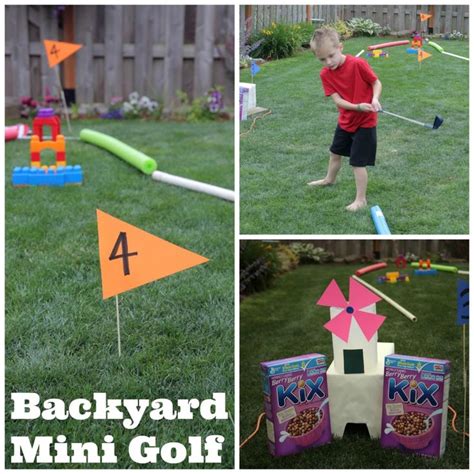 DIY Backyard Mini Golf | Mini golf party, Mini golf, Mini golf course