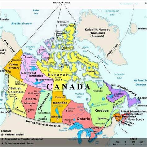 Google Map Of Canada and Provinces | secretmuseum