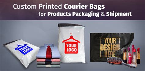 Custom Printed Plastic Courier Bags for Products Packaging & Shipment