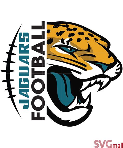 Jacksonville Jaguars Head Football Club Logo SVG Jaguars Football, Football Logo, Football Club ...