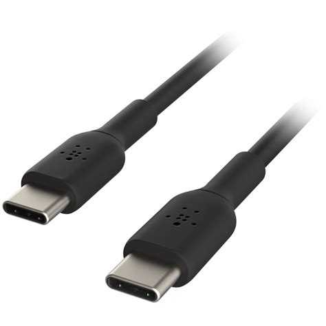 Belkin BoostCharge 60W USB-C Cable (3.3', Black) CAB003BT1MBK