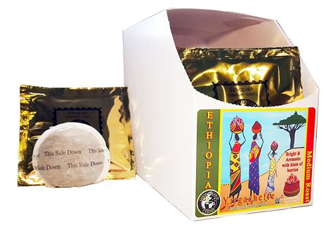 ETHIOPIAN COFFEE PODS - Good As Gold Coffee - (1 Box / 20 Coffee Pods) free image download