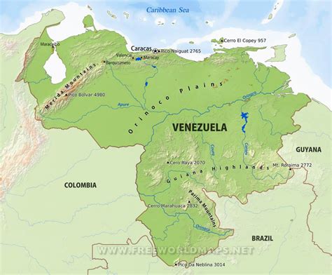 Venezuela | Venezuela, O turista, Geografia