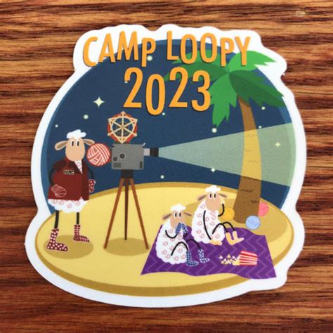 The Loopy Ewe, Loopy Swag // 2023 Camp Loopy Stickers