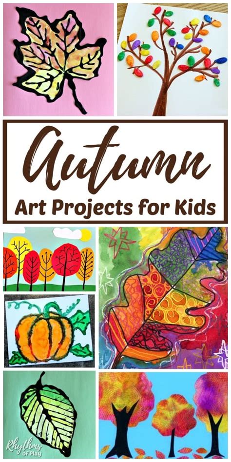 Best Fall Art Projects, Crafts, and Painting Ideas for Kids - Rhythms of Play