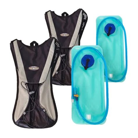 Dropship 2 Pack Hydration Backpack With 2L Water Hydration Bladder ...