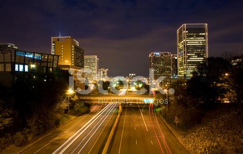 Downtown Richmond, Virginia At Night Stock Photo | Royalty-Free ...