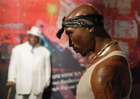 Tupac Shakur at Madame Tussaud's New York | Two key 1990s ra… | Flickr