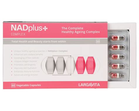 NAD plus+ Complex, - Largavita Bioscience (60 vegetable capsules) | Shop Today. Get it Tomorrow ...