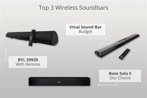 6 Best Wireless Soundbars in 2024