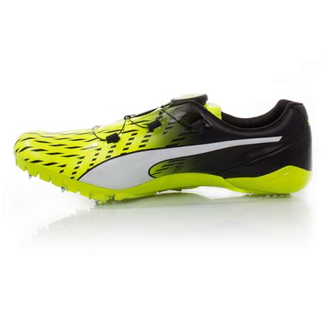 Puma EvoSPEED Disc 3 Mens Yellow Running Field Track Spikes Shoes ...