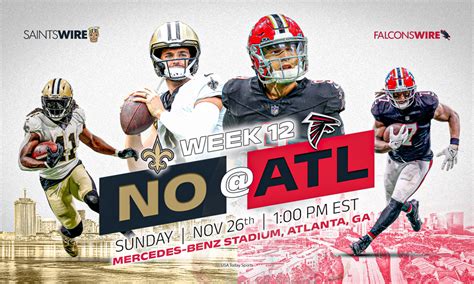 Saints vs. Falcons: 5 biggest storylines going into Week 12 game