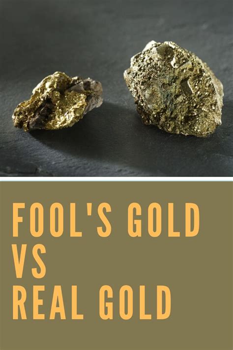 The Glittering Deception: Understanding the Differences Between Fool's Gold and Real Gold | Fool ...