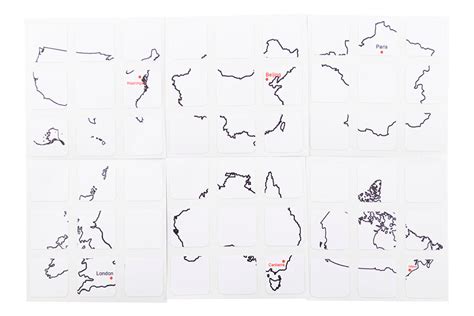 3x3 Country Map Sticker Set – TheCubicle