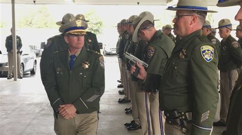 Ready for patrol, the annual CHP Formal inspection - YouTube