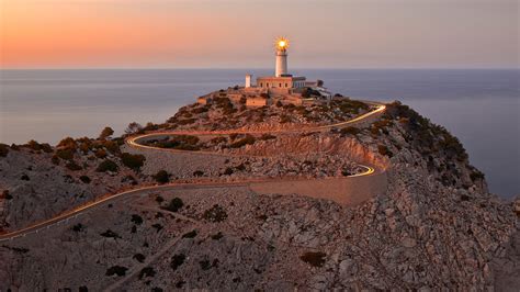 Lighthouse of Cap de Formentor, Majorca, Balearic Islands, Spain ...