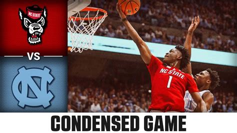 NC State vs. North Carolina Condensed Game | 2022-23 ACC Men’s Basketball - YouTube