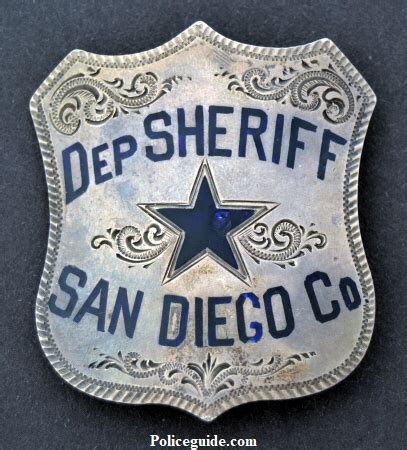 San Diego County Badges