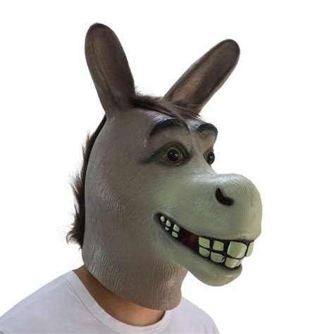 Shrek Donkey Mask | Costume Mascot World