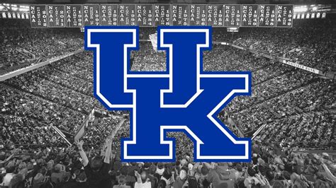 Download Kentucky Wildcats Logo In A Stadium Wallpaper | Wallpapers.com