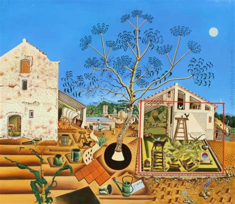 Joan Miro - The Farm. Oil on canvas.