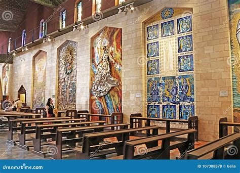 Basilica Of The Annunciation In Nazareth, Israel Editorial Image | CartoonDealer.com #153366206