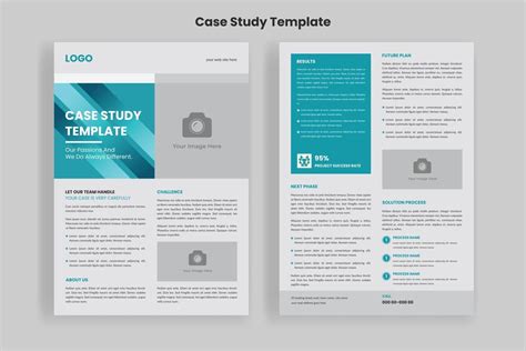 Case Study Template, Double Side Flyer, Poster Template design 2977212 Vector Art at Vecteezy